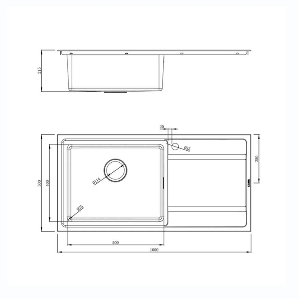 BORDOUNO 100I LARGE BBL SINK - Image 4