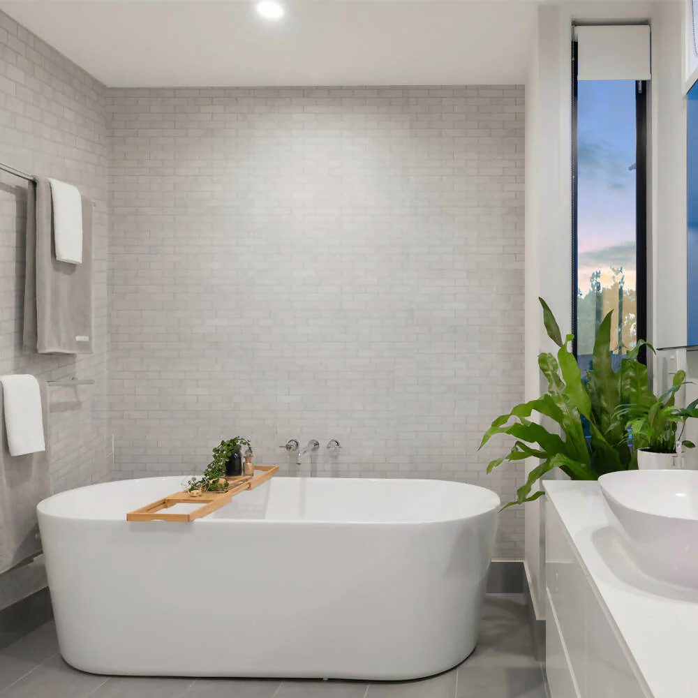 CARRARA WHITE BRICK MARBLE MOSAIC TILES - Image 6
