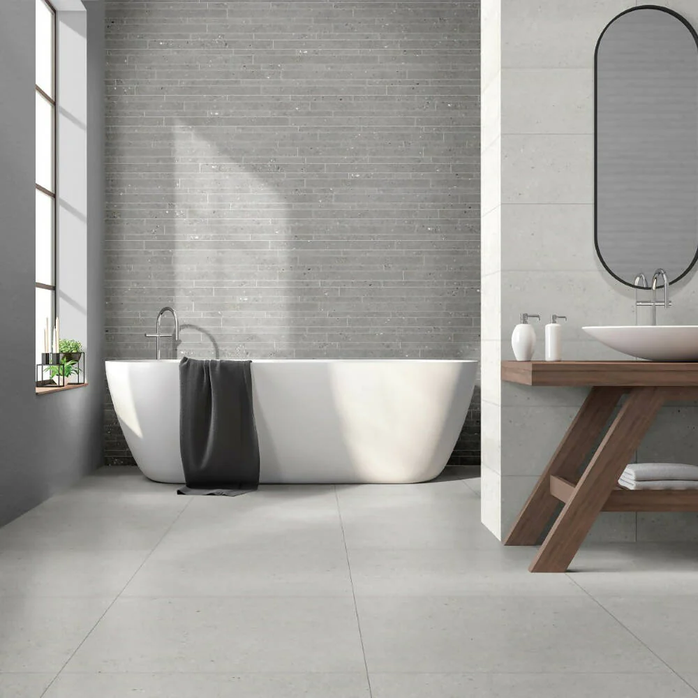 FRAMMENTI TECH BIANCO MATT RECTIFIED PORCELAIN TILES - Image 2