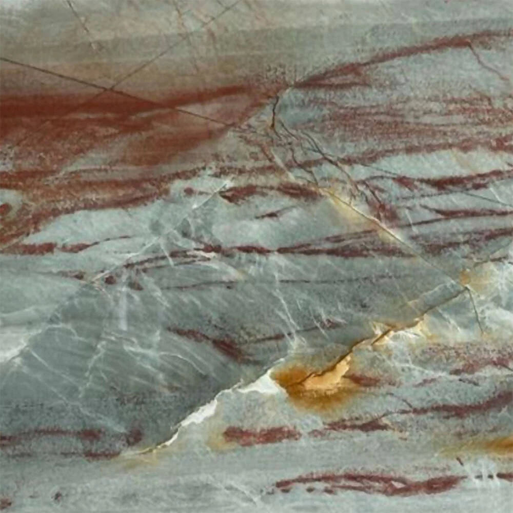 PACIFIC GREEN QUARTZITE BOOKMATCH