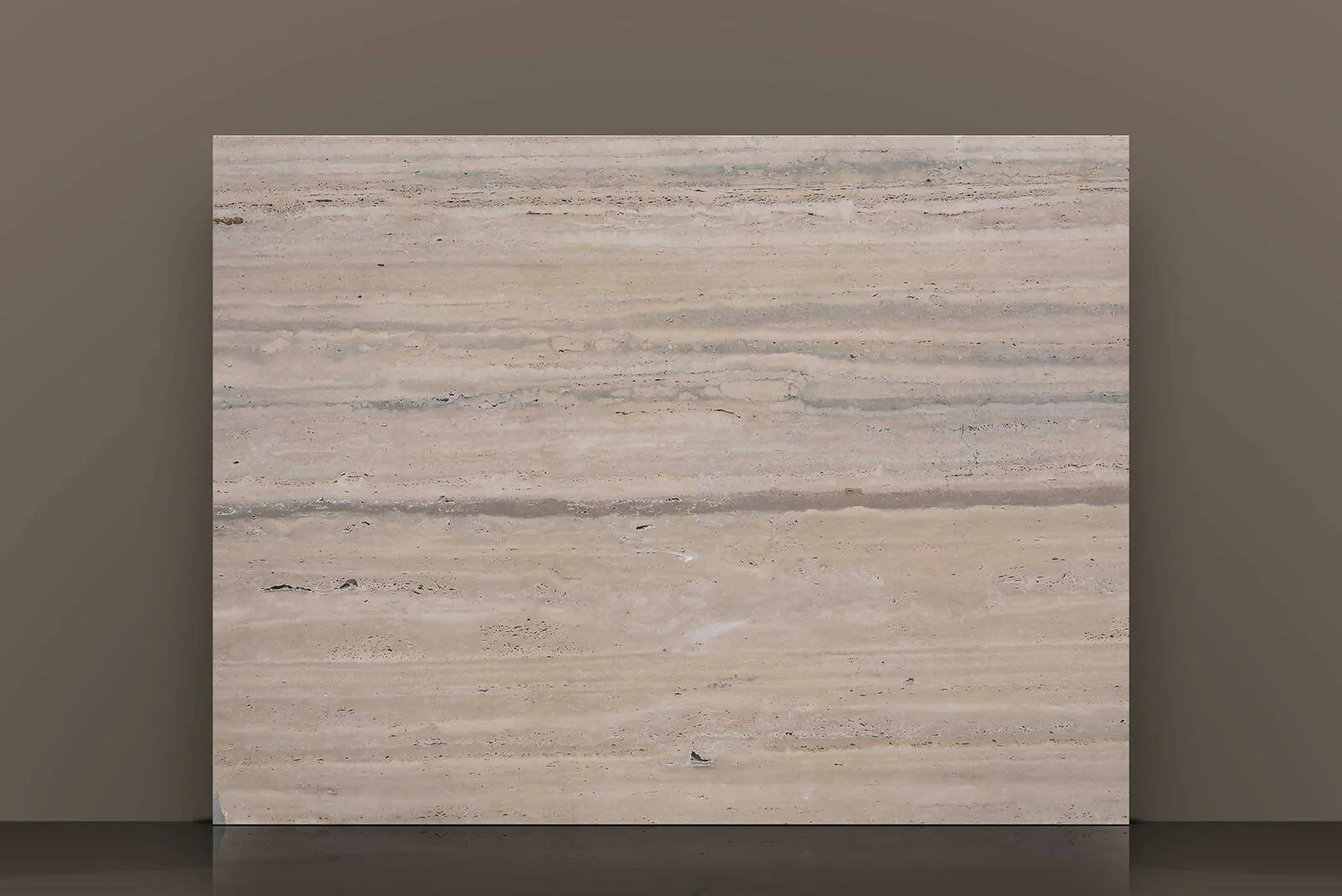 ROMANO SILVER HONED TRAVERTINE VEIN-CUT