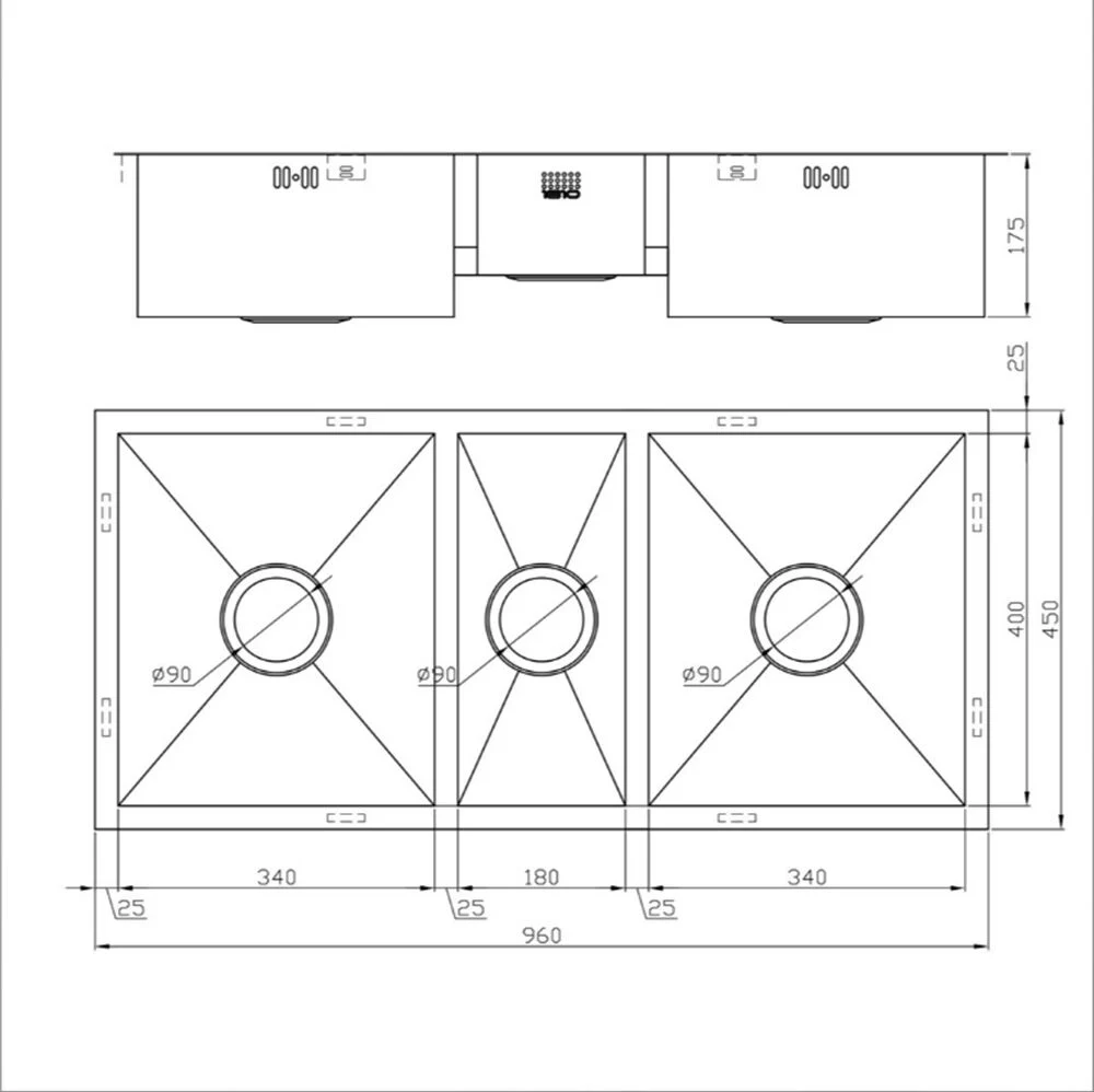ZENTRIO 340/180/340U SINK - Image 4