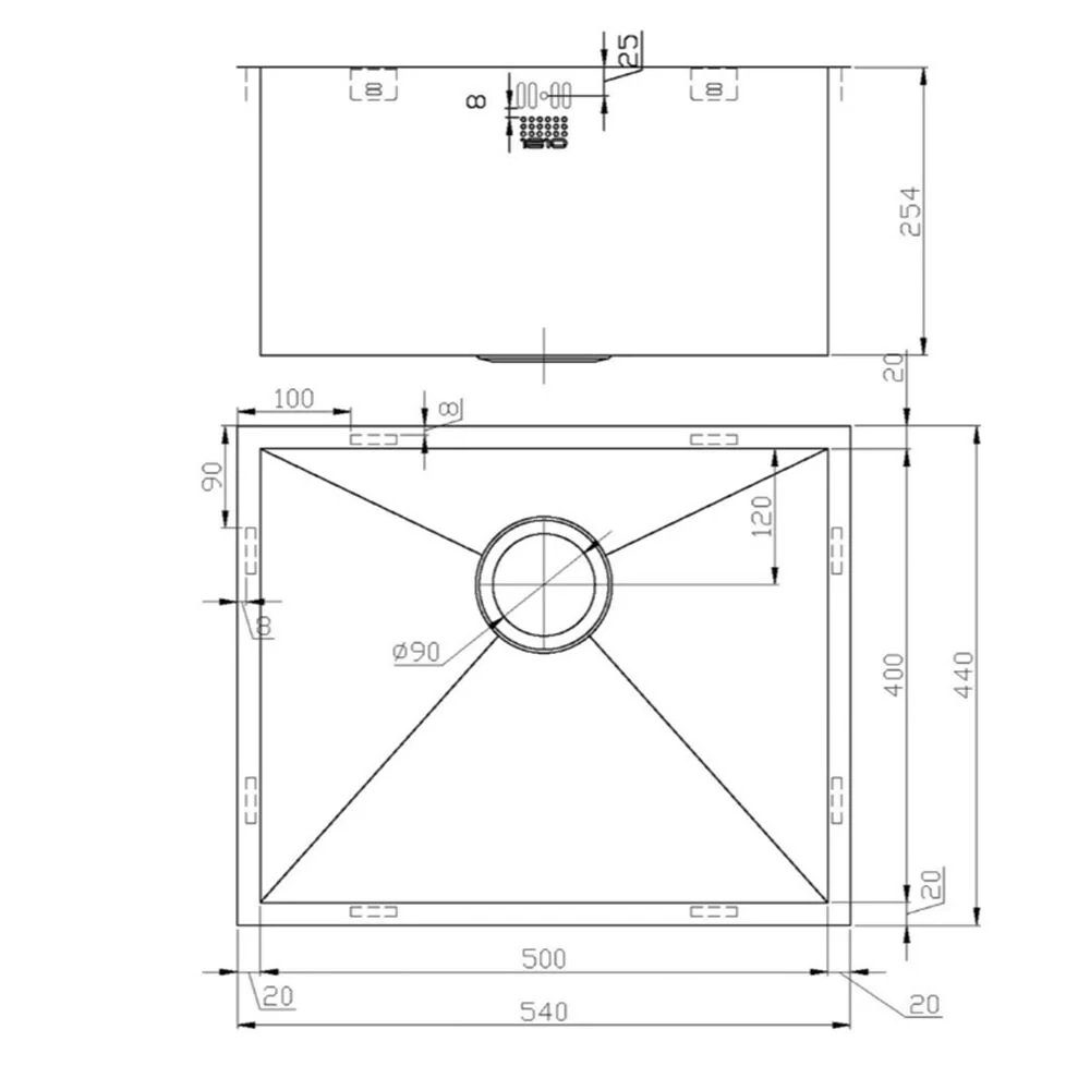 ZENUNO 500U DEEP SINK - Image 4