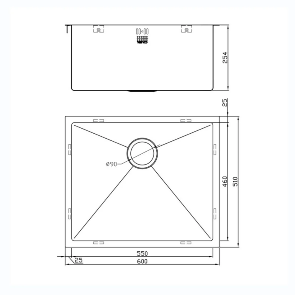 ZENUNO15 550U XXL DEEP SINK - Image 4