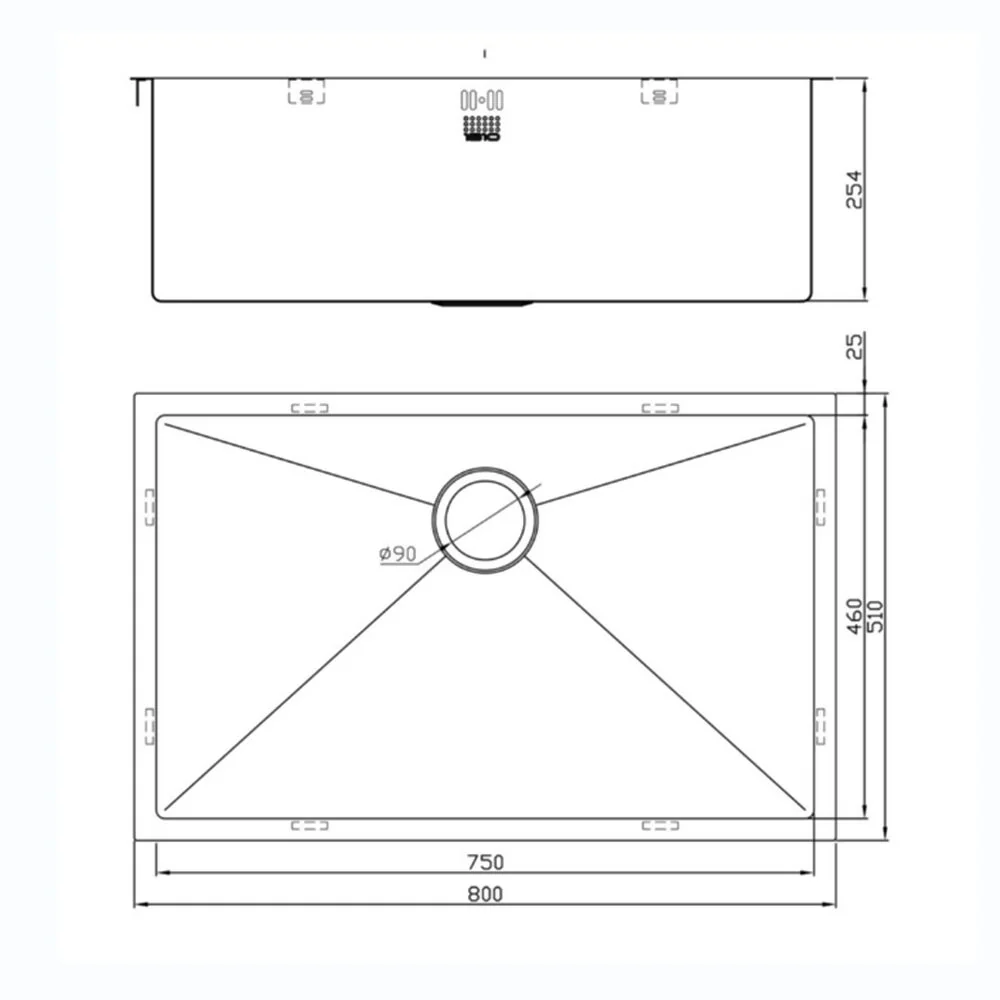 ZENUNO15 750U XXL DEEP SINK - Image 4